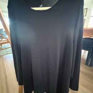 J. Jill Classic Black Long Sleeve Top